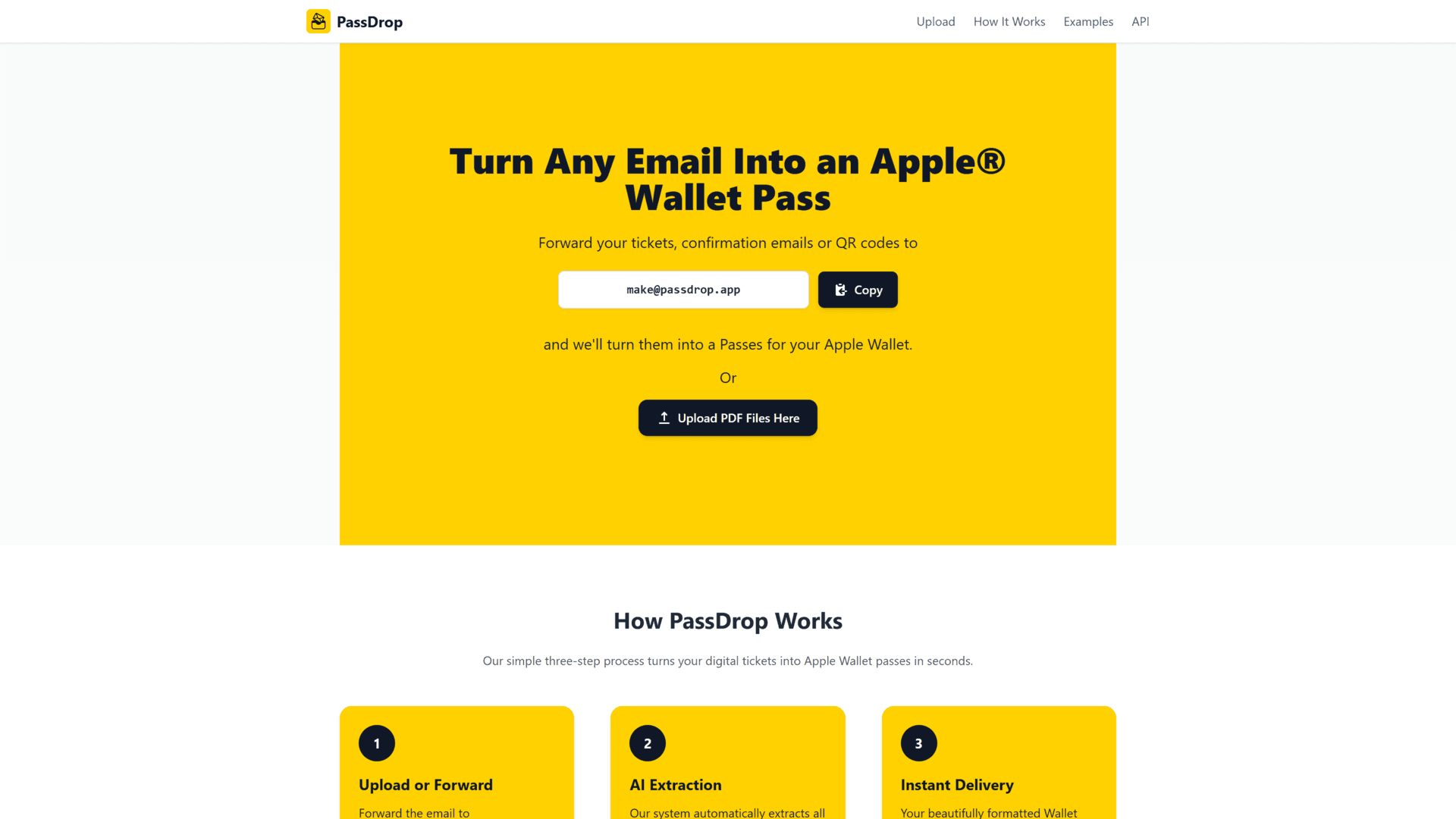 Screenshot of PassDrop project